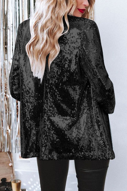 Women's Glittering Sequin Blazer