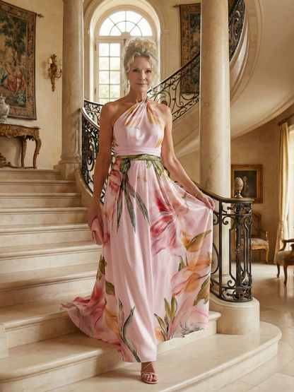 Women's Halter Maxi Dress
