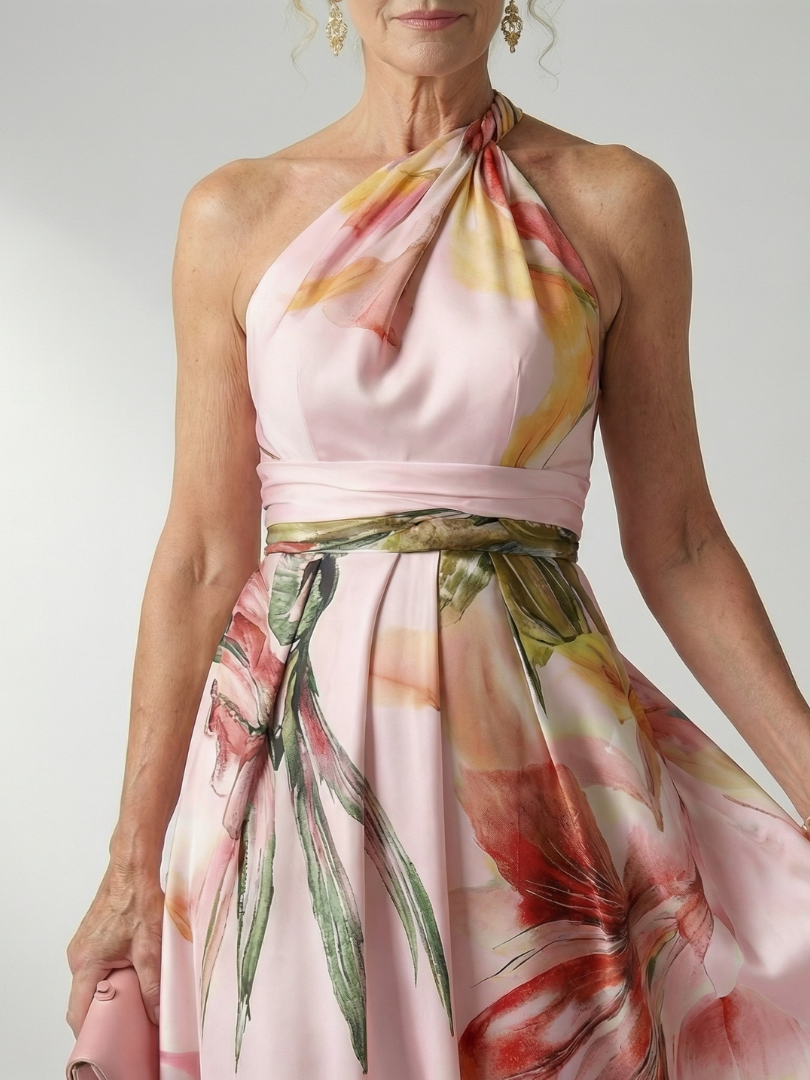 Women's Halter Maxi Dress