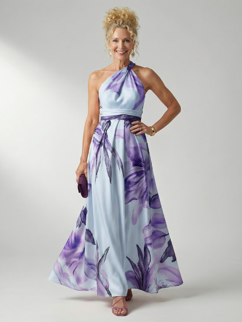 Women's Halter Maxi Dress