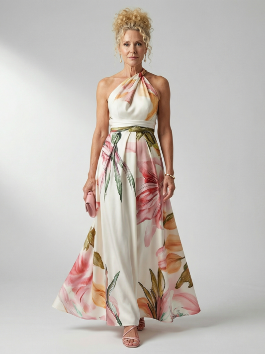 Women's Halter Maxi Dress