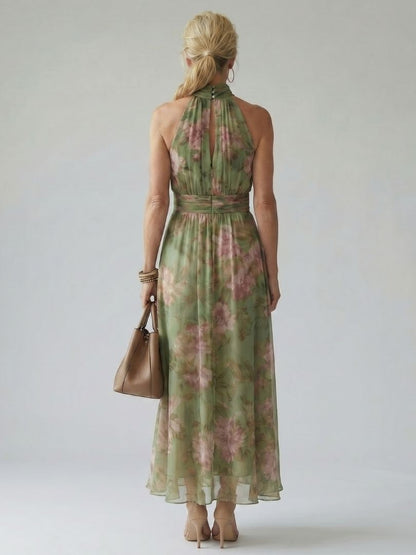Women's Halter Maxi Dress