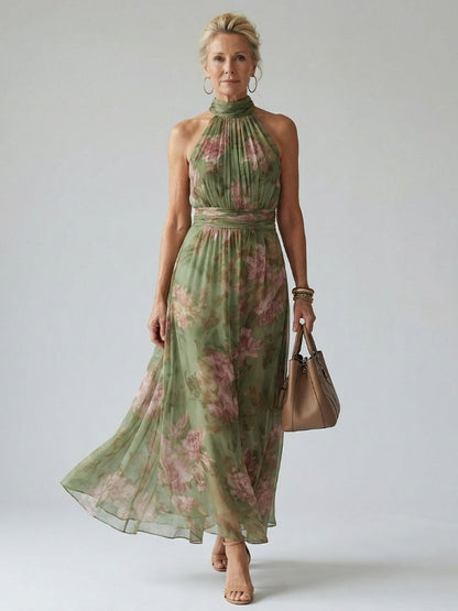 Women's Halter Maxi Dress