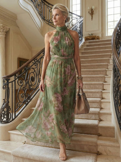 Women's Halter Maxi Dress