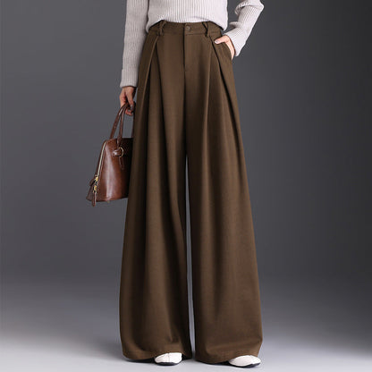 Women's High-Waisted Wide-Leg Trousers