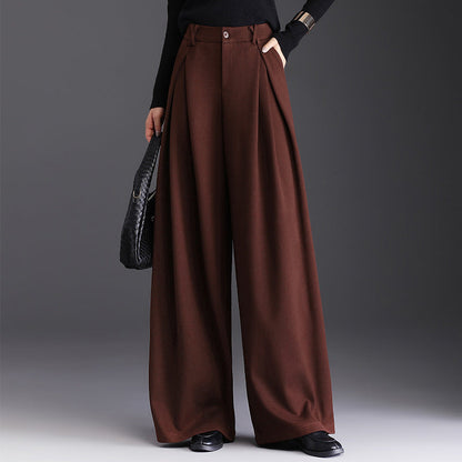 Women's High-Waisted Wide-Leg Trousers
