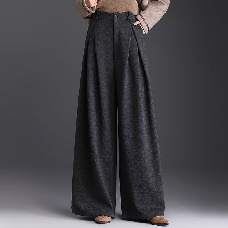 Women's High-Waisted Wide-Leg Trousers