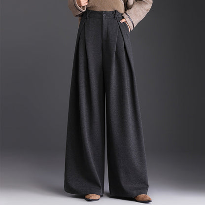 Women's High-Waisted Wide-Leg Trousers