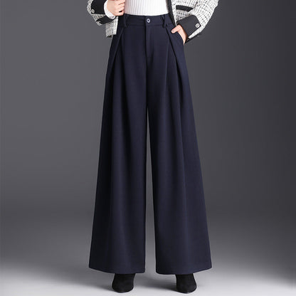Women's High-Waisted Wide-Leg Trousers