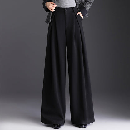 Women's High-Waisted Wide-Leg Trousers