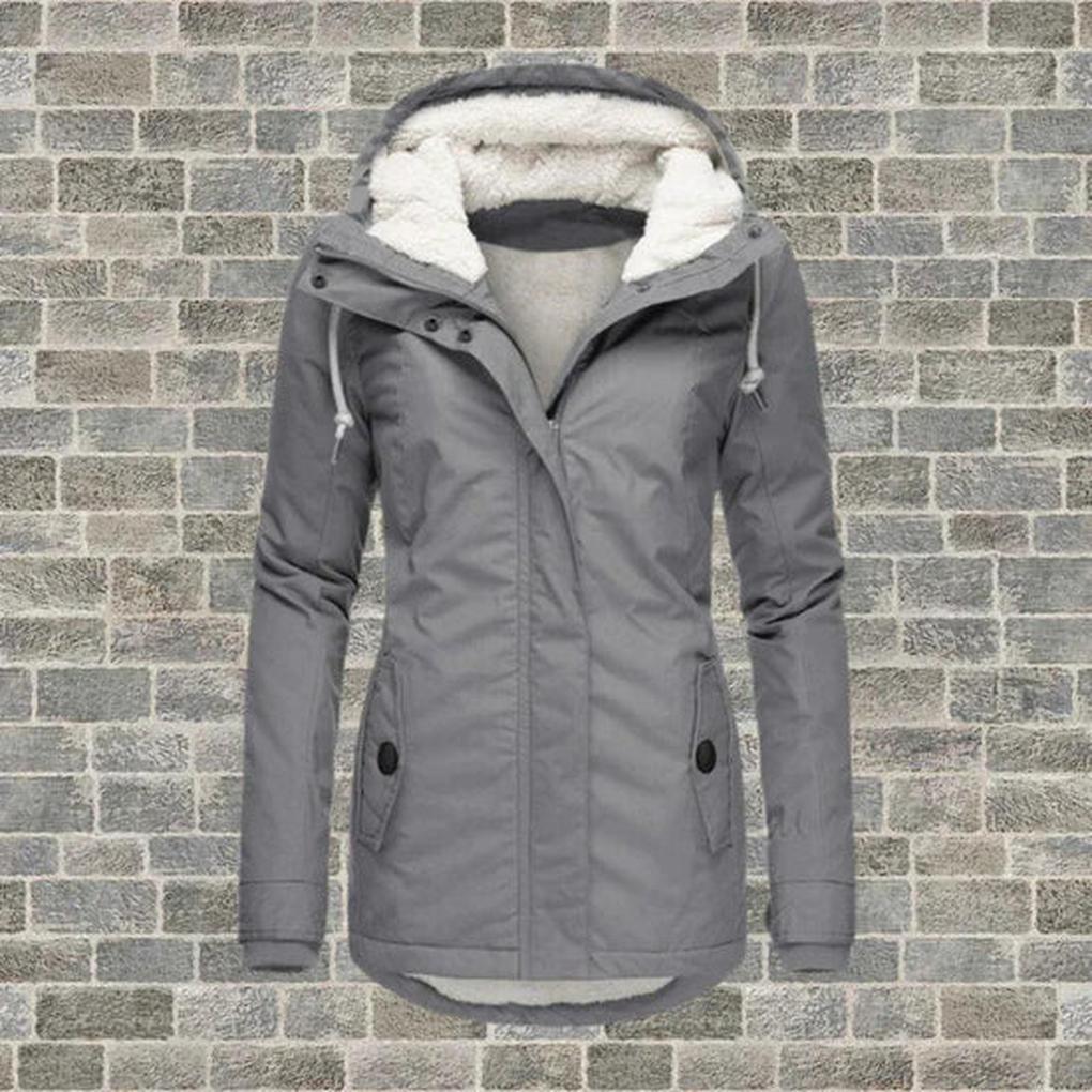 Women's Hooded Winter Jacket for Cold Days