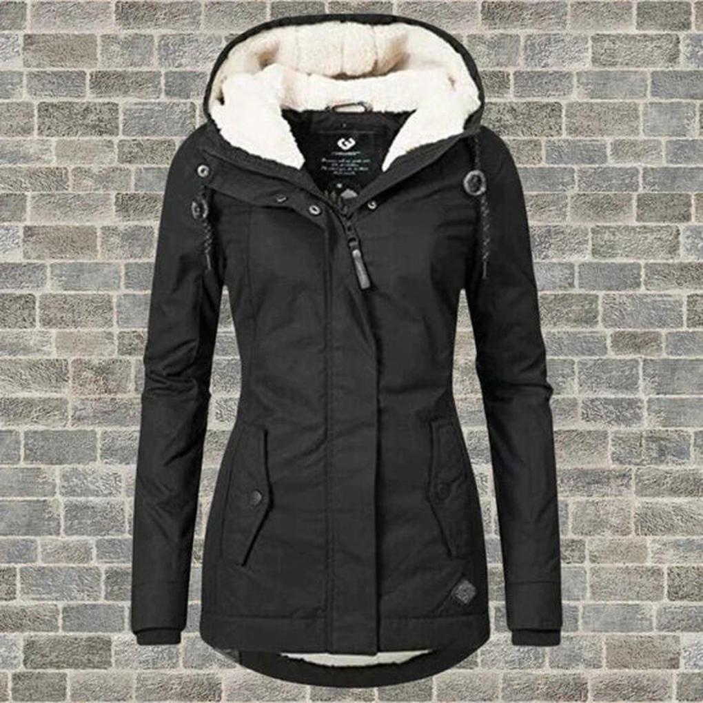 Women's Hooded Winter Jacket for Cold Days