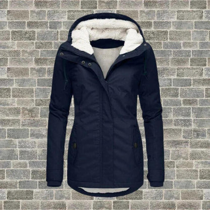 Women's Hooded Winter Jacket for Cold Days