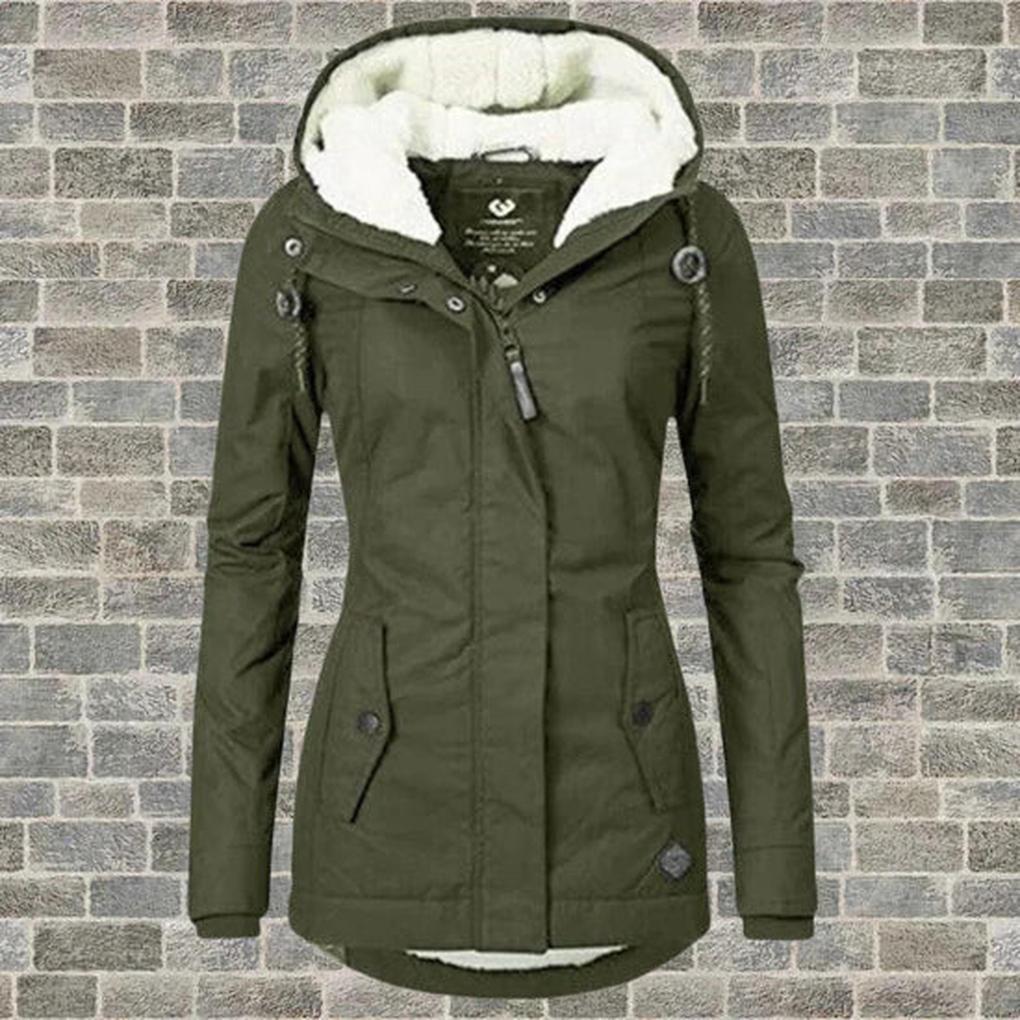 Women's Hooded Winter Jacket for Cold Days