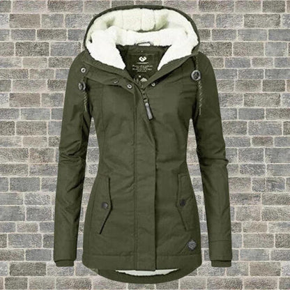 Women's Hooded Winter Jacket for Cold Days