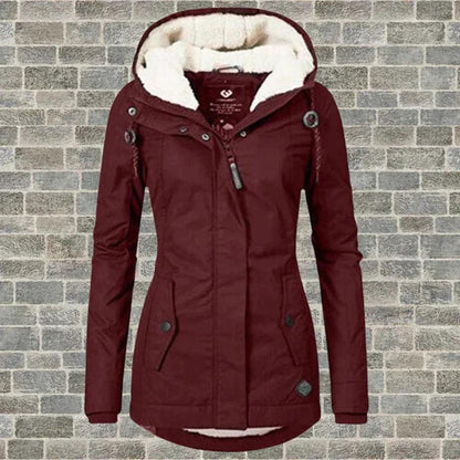 Women's Hooded Winter Jacket for Cold Days