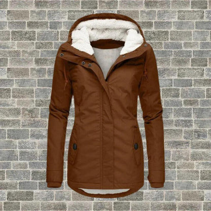 Women's Hooded Winter Jacket for Cold Days