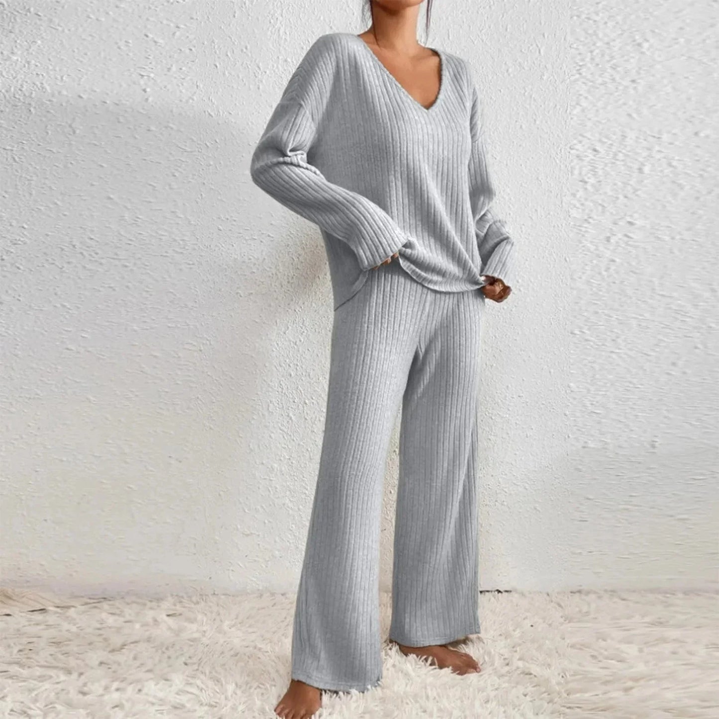 Women's Knit Loungewear Set