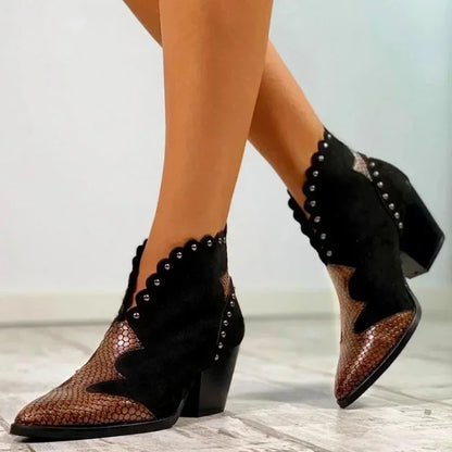 Women's Lace-Up Cowboy Boots