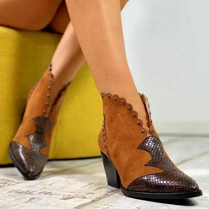 Women's Lace-Up Cowboy Boots