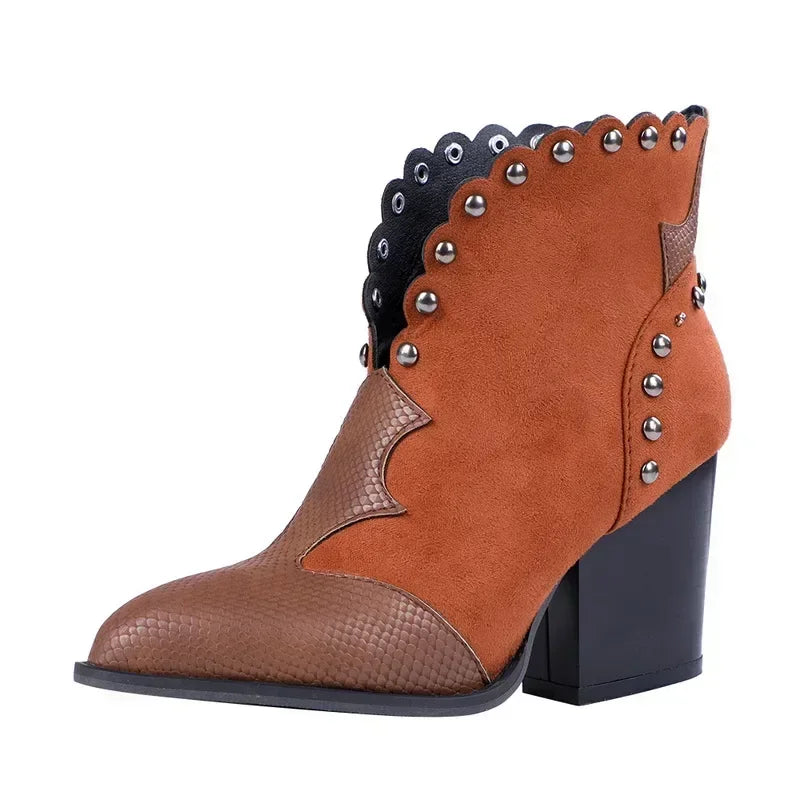Women's Lace-Up Cowboy Boots