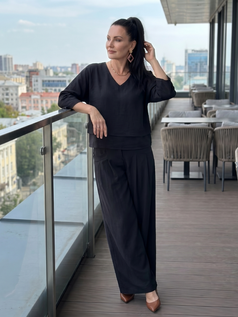 Women's Layered Loungewear Set