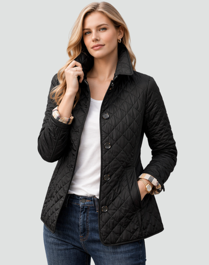 Women’s Lightweight Button-Front Quilted Jacket