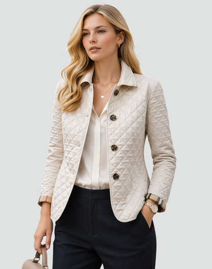 Women’s Lightweight Button-Front Quilted Jacket