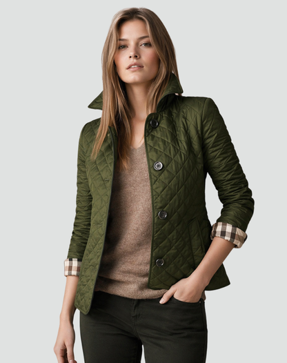 Women’s Lightweight Button-Front Quilted Jacket