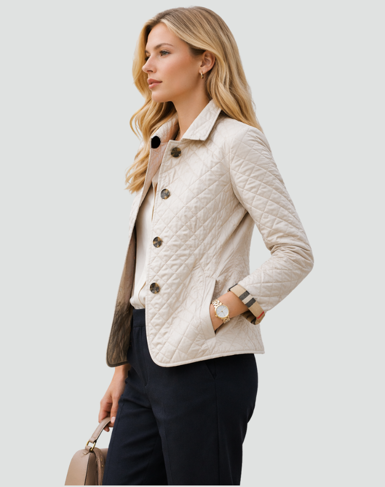 Women’s Lightweight Button-Front Quilted Jacket