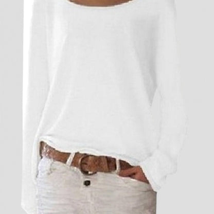 Women's Lightweight Long-Sleeve Relaxed Pullover Sweater