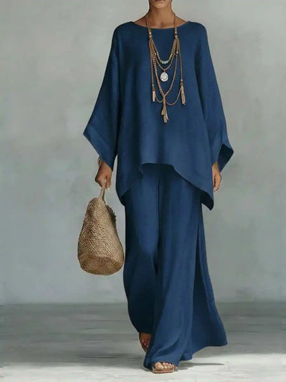 Women's Linen Flowy Set