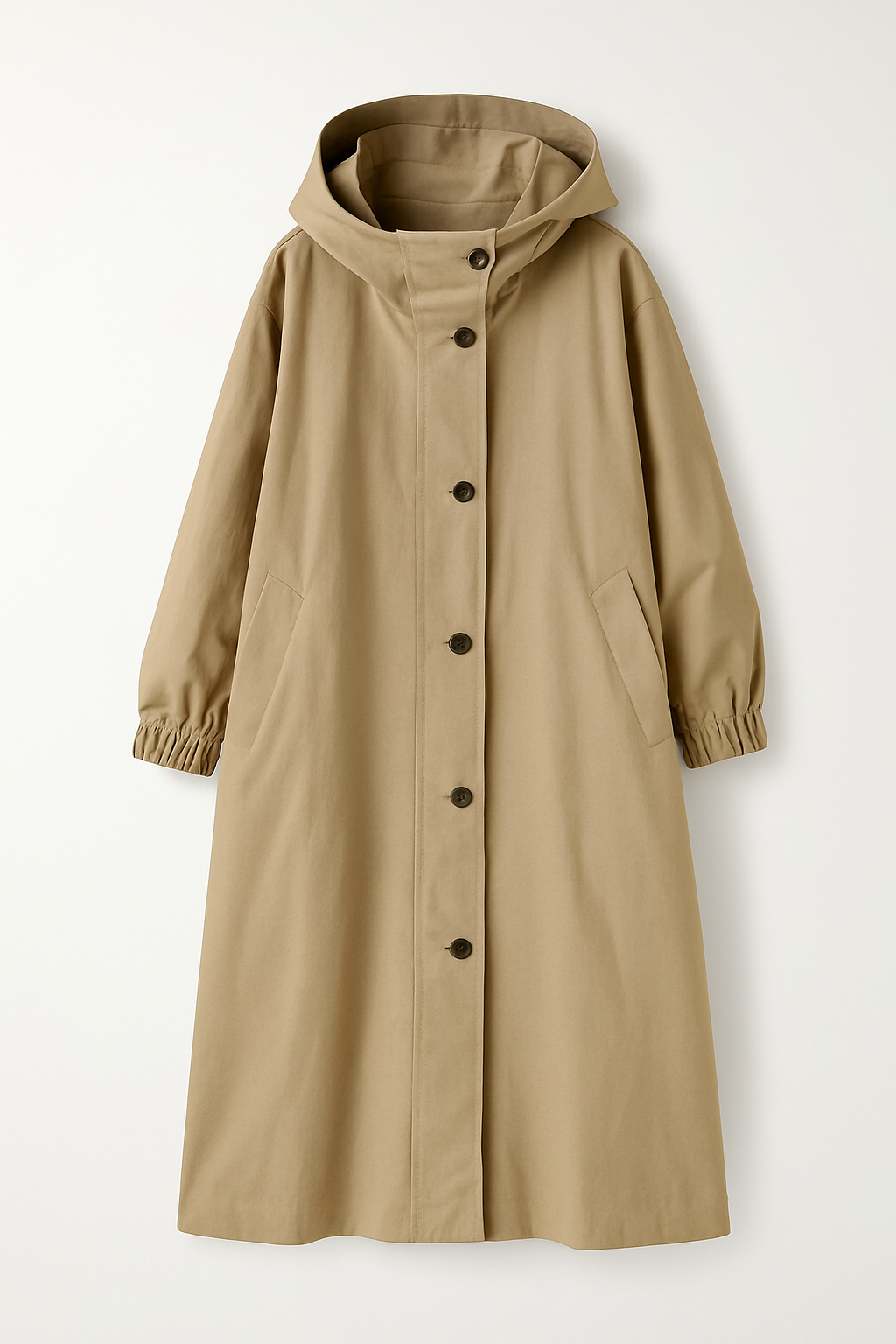 Women's Long Hooded Trench Coat – Ranya Autumn Edition