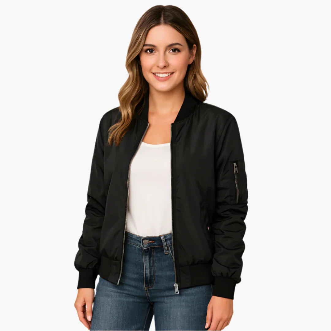 Women's Long Sleeve Bomber Jacket