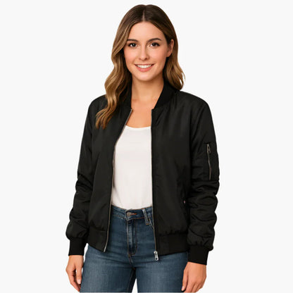 Women's Long Sleeve Bomber Jacket