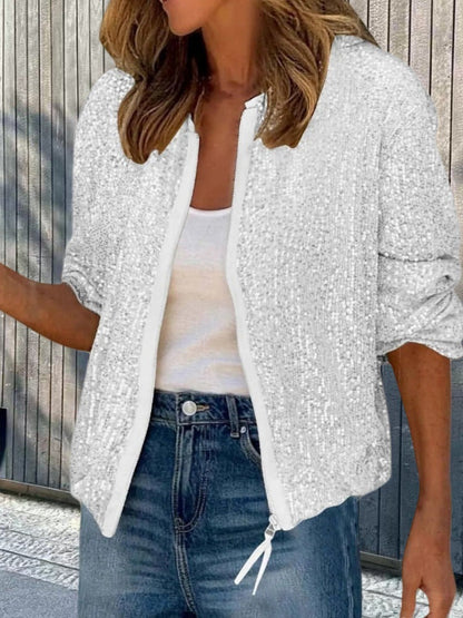 Women's Modern Cut Sequin Jacket