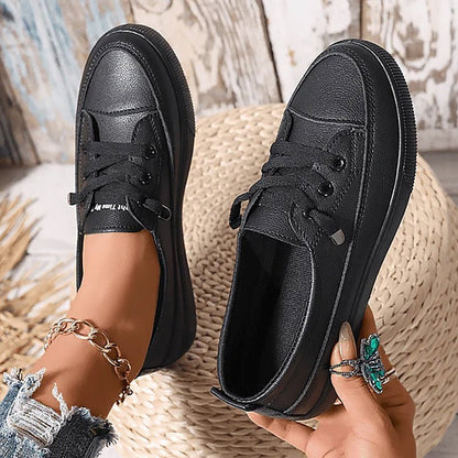 Women's Orthopedic Arch-Support Cushioned Lace-Up Sneakers