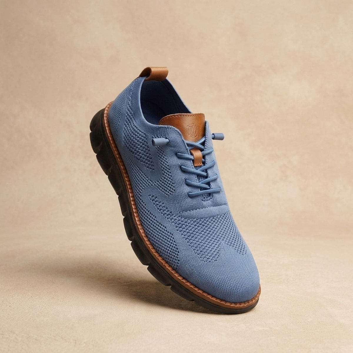 Women's Orthopedic Lace-Up Knit Sneakers with Arch Support