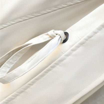 Women's Oversized Double-Collar Waterproof Trench Coat