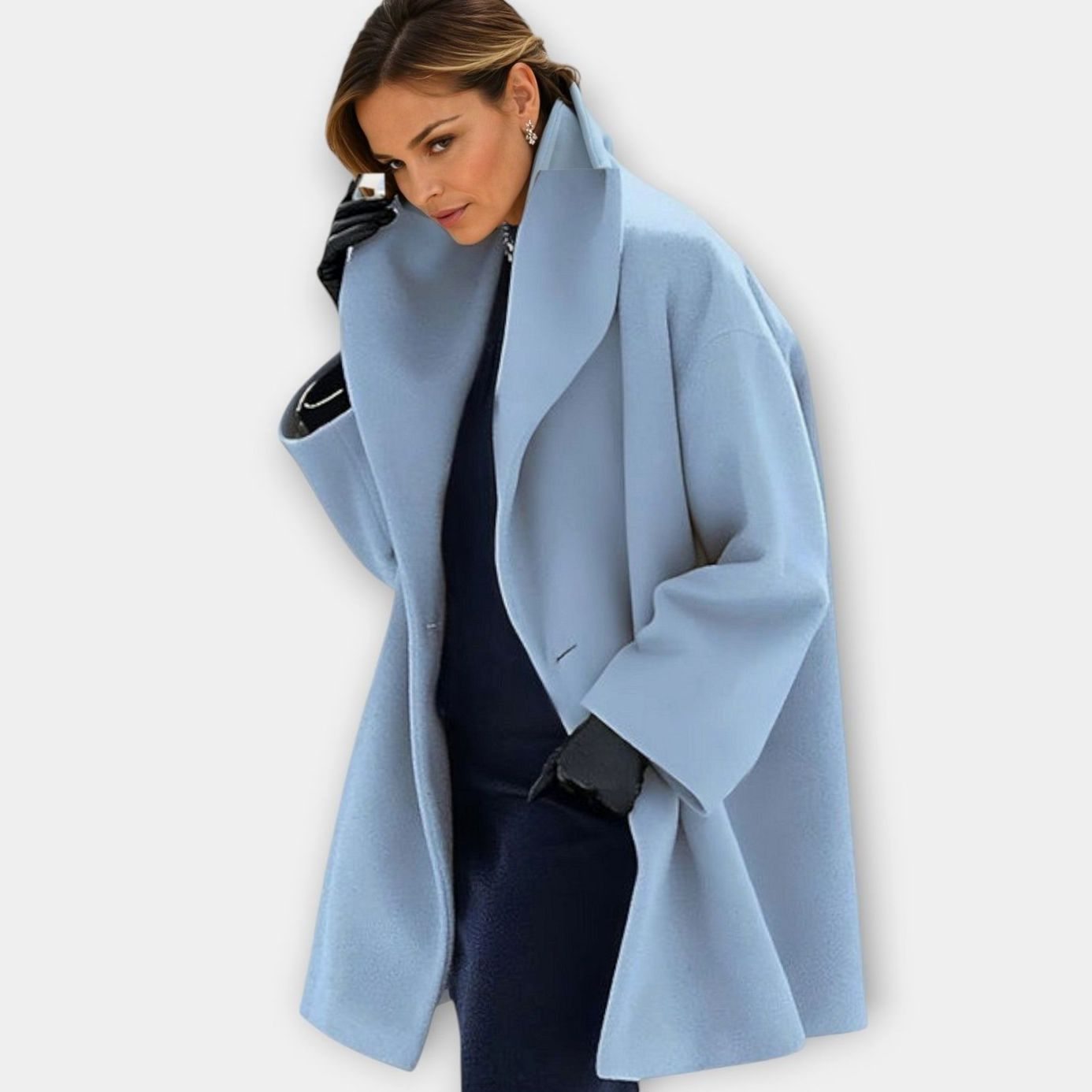 Women's Oversized Wide-Collar Winter Coat