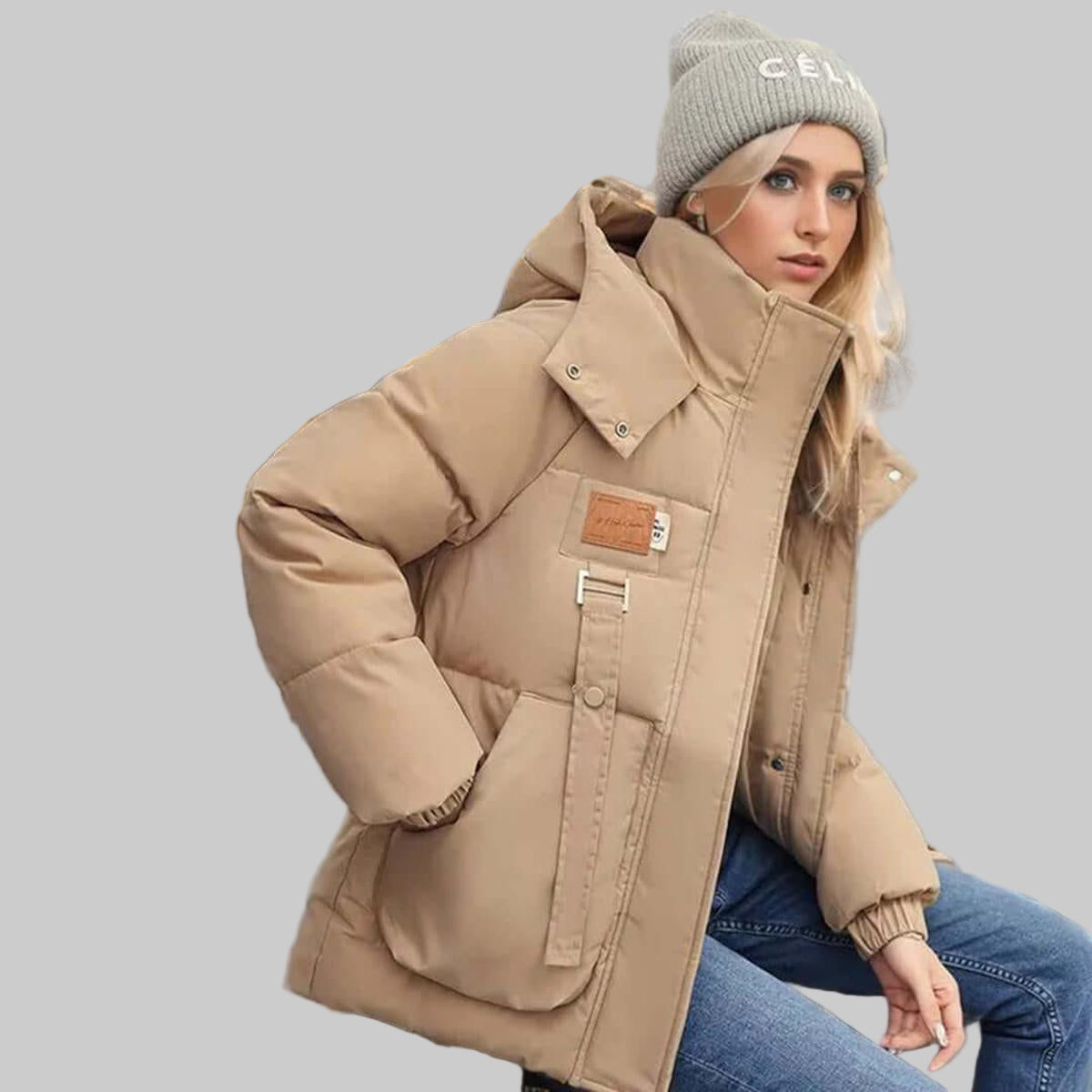 Women's Padded Hooded Jacket