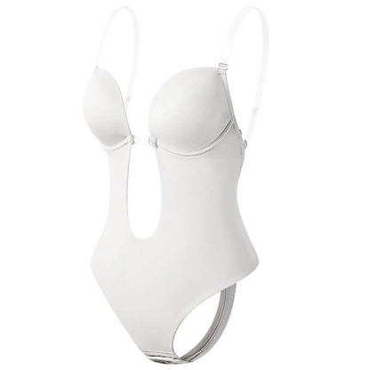 Women's Plunge Backless Bodysuit
