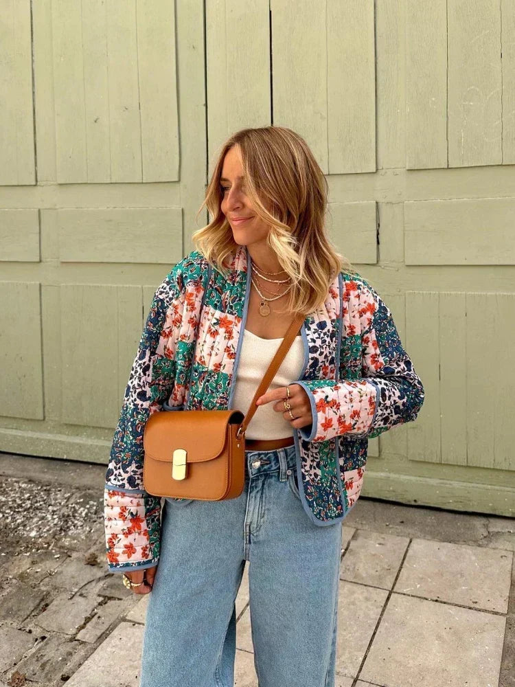 Women's Reversible Patchwork Jacket