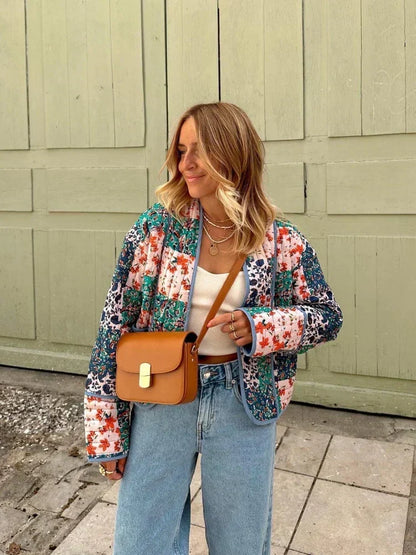 Women's Reversible Patchwork Jacket