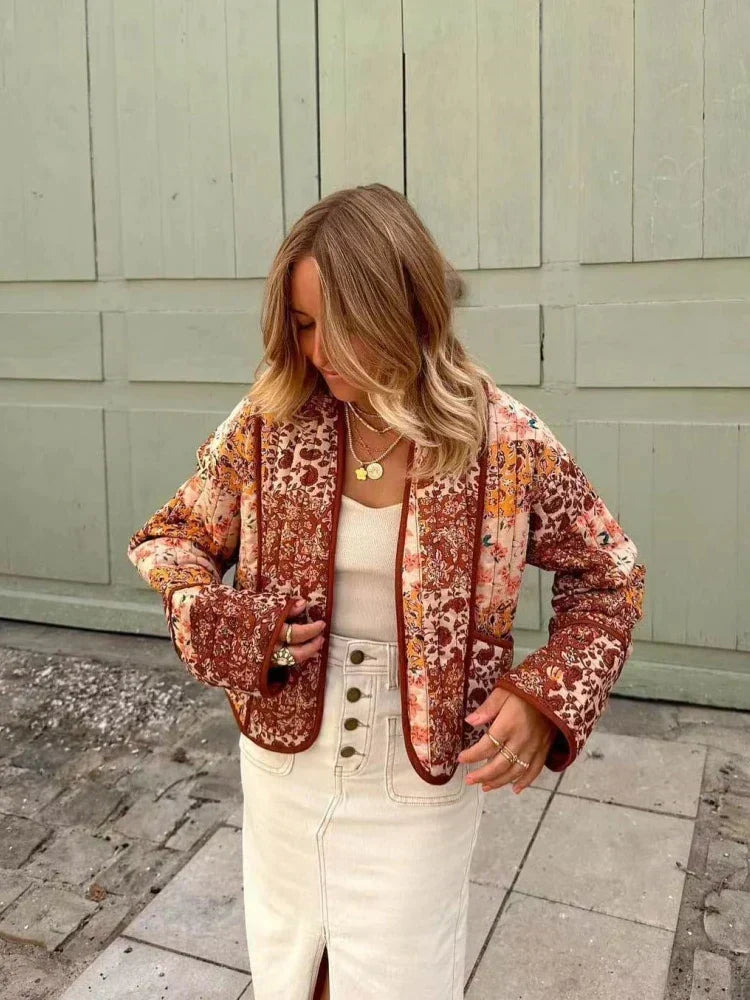 Women's Reversible Patchwork Jacket