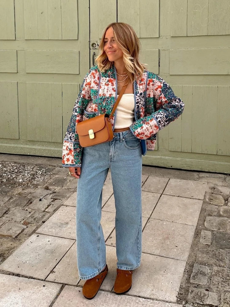 Women's Reversible Patchwork Jacket