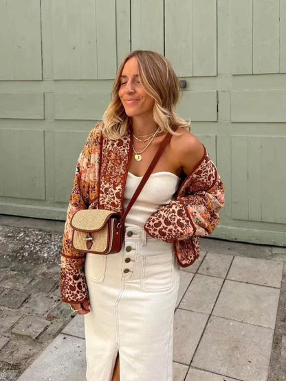 Women's Reversible Patchwork Jacket