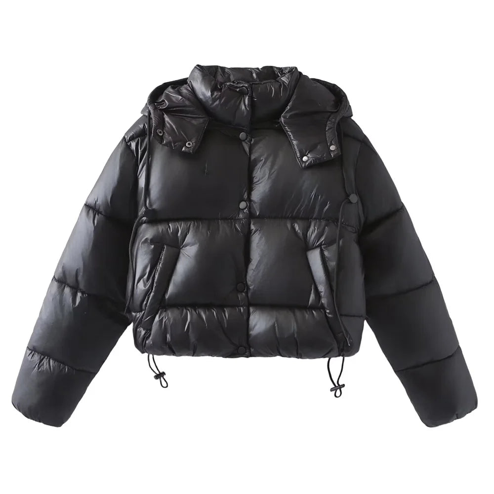 Women's Seasonal Hooded Puffer Jacket