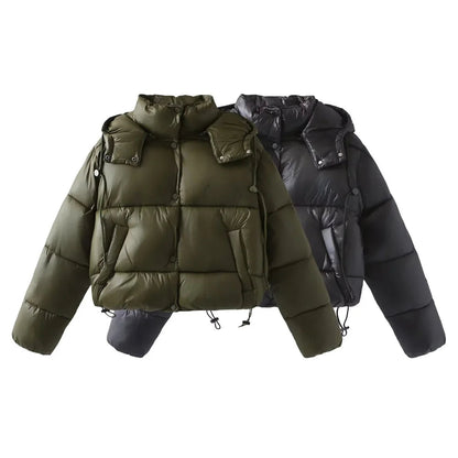 Women's Seasonal Hooded Puffer Jacket