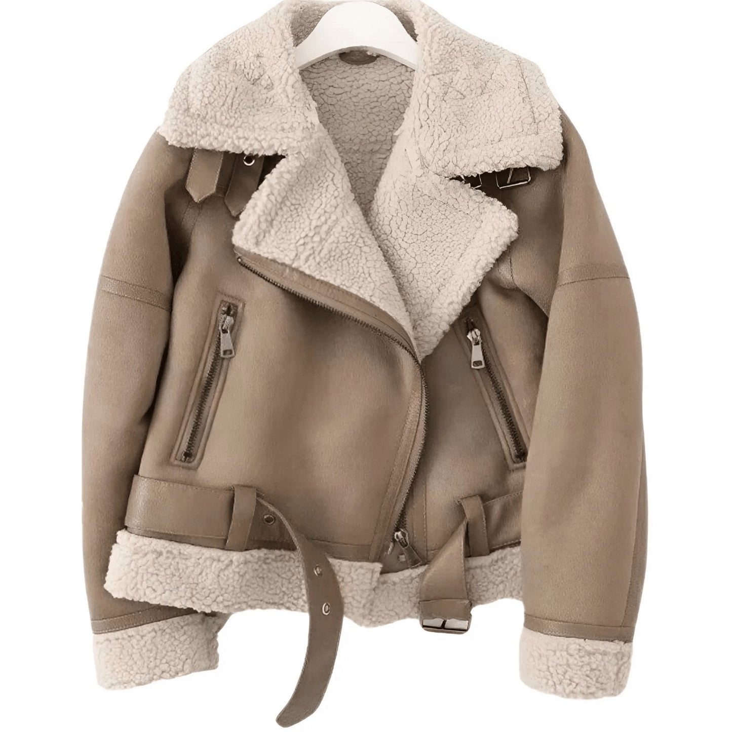 Women's Shearling Aviator Jacket